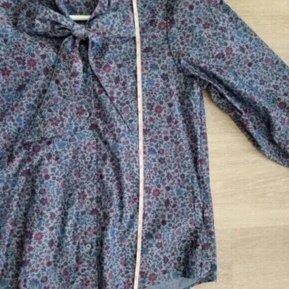 J Crew Gorgeous Flora Blouse - Picture 4 of 5